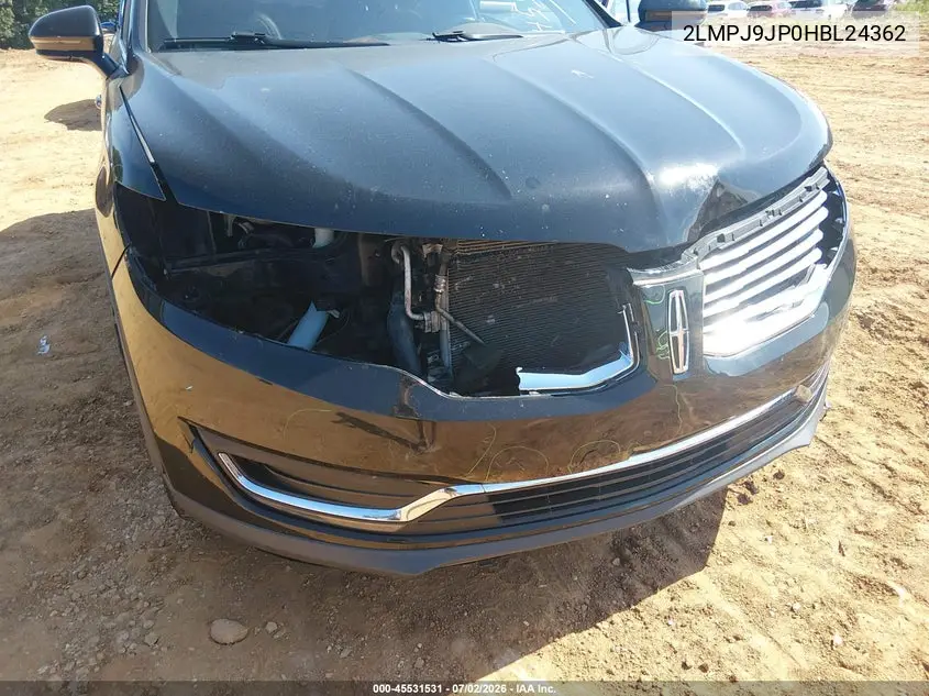 2017 Lincoln Mkx Black Label VIN: 2LMPJ9JP0HBL24362 Lot: 45531531