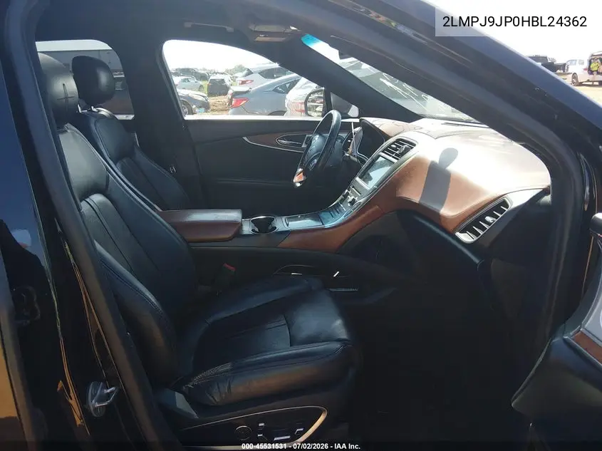 2017 Lincoln Mkx Black Label VIN: 2LMPJ9JP0HBL24362 Lot: 45531531
