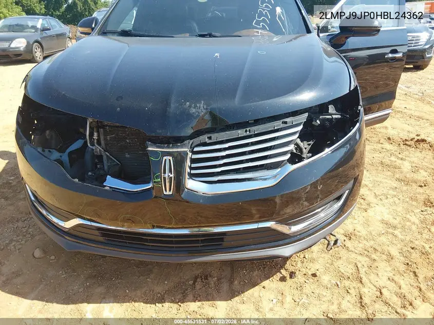 2017 Lincoln Mkx Black Label VIN: 2LMPJ9JP0HBL24362 Lot: 45531531