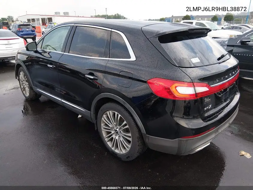 2017 Lincoln Mkx Reserve VIN: 2LMPJ6LR9HBL38872 Lot: 45568371