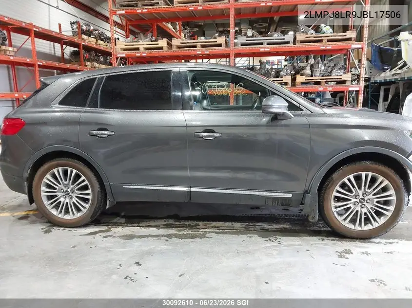 2018 Lincoln Mkx Reserve VIN: 2LMPJ8LR9JBL17506 Lot: 30092610