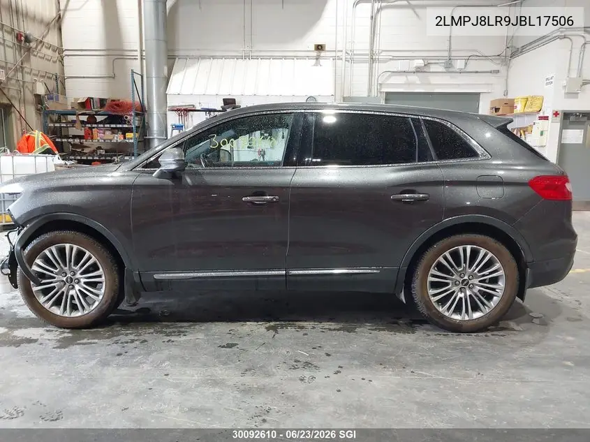 2018 Lincoln Mkx Reserve VIN: 2LMPJ8LR9JBL17506 Lot: 30092610