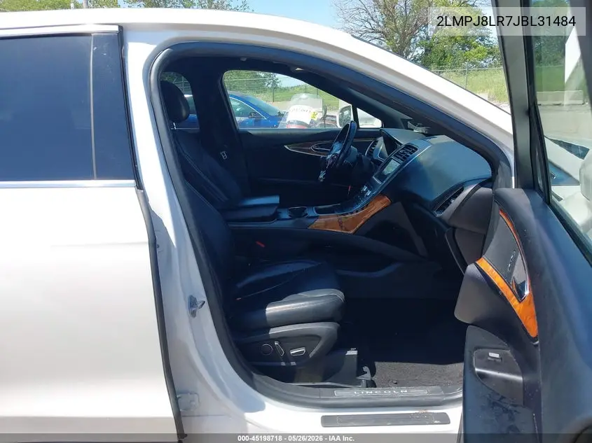 2LMPJ8LR7JBL31484 2018 Lincoln Mkx Reserve