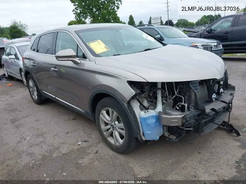 2018 Lincoln Mkx Premiere VIN: 2LMPJ6JR0JBL37036 Lot: 45542892