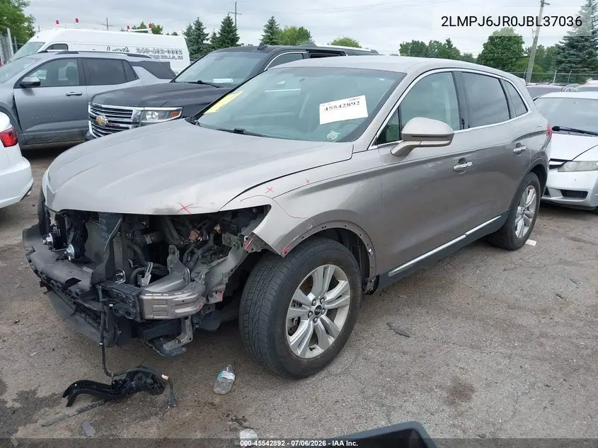 2018 Lincoln Mkx Premiere VIN: 2LMPJ6JR0JBL37036 Lot: 45542892