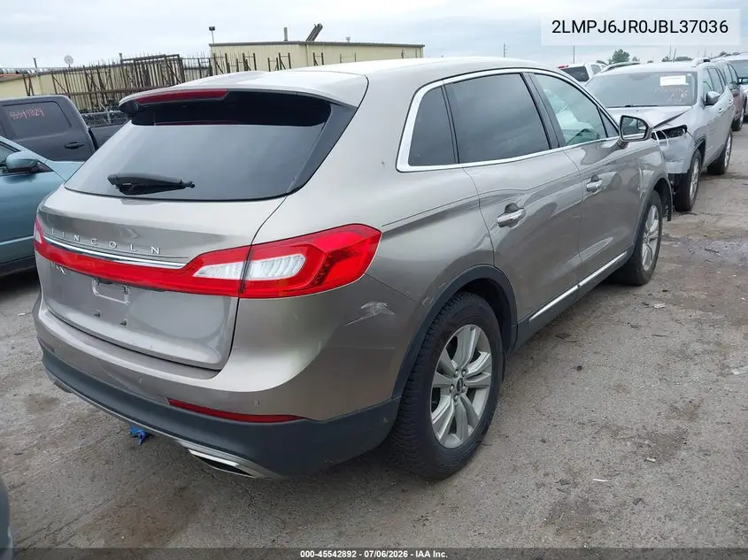 2018 Lincoln Mkx Premiere VIN: 2LMPJ6JR0JBL37036 Lot: 45542892