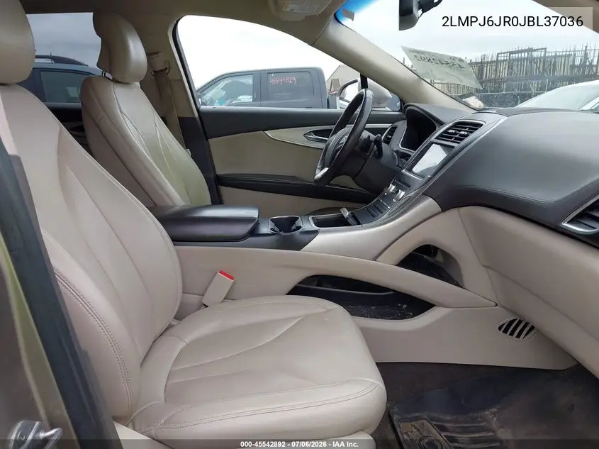 2018 Lincoln Mkx Premiere VIN: 2LMPJ6JR0JBL37036 Lot: 45542892
