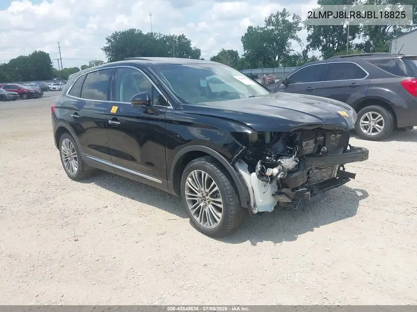 2018 Lincoln Mkx Reserve VIN: 2LMPJ8LR8JBL18825 Lot: 45548635
