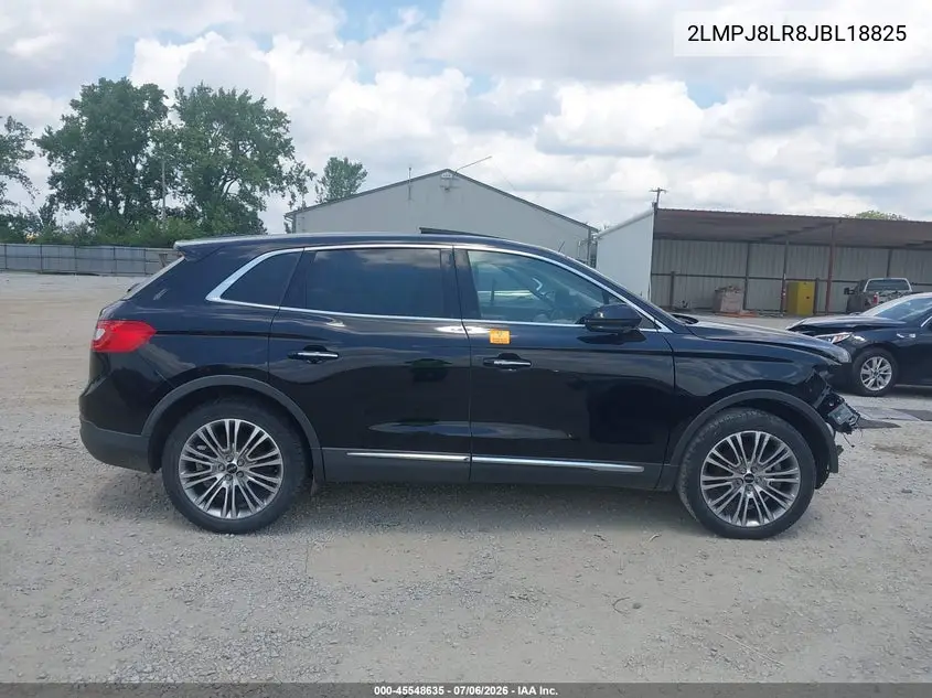 2018 Lincoln Mkx Reserve VIN: 2LMPJ8LR8JBL18825 Lot: 45548635