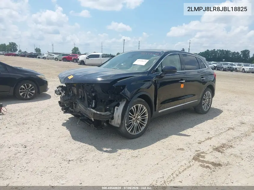 2018 Lincoln Mkx Reserve VIN: 2LMPJ8LR8JBL18825 Lot: 45548635