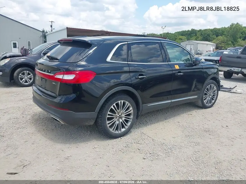 2018 Lincoln Mkx Reserve VIN: 2LMPJ8LR8JBL18825 Lot: 45548635