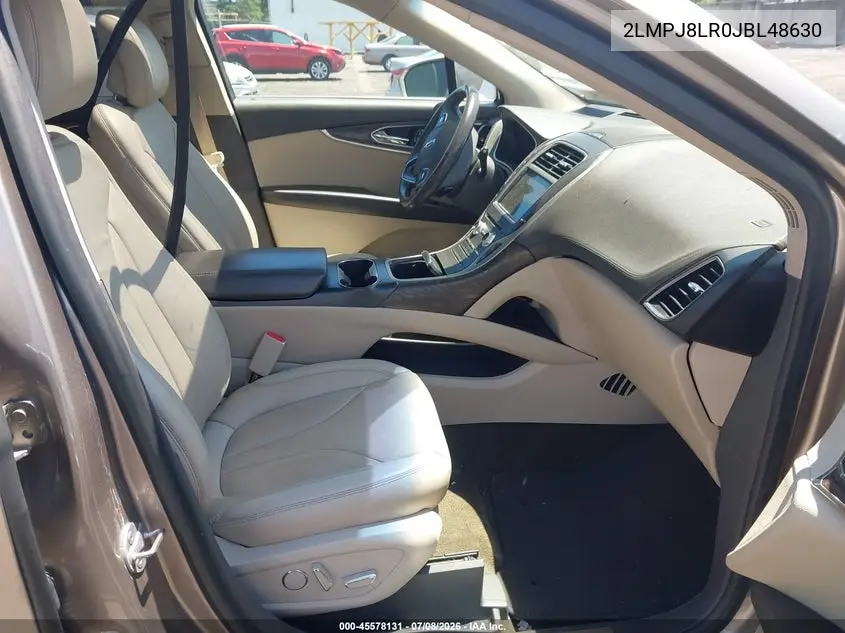 2018 Lincoln Mkx Reserve VIN: 2LMPJ8LR0JBL48630 Lot: 45578131