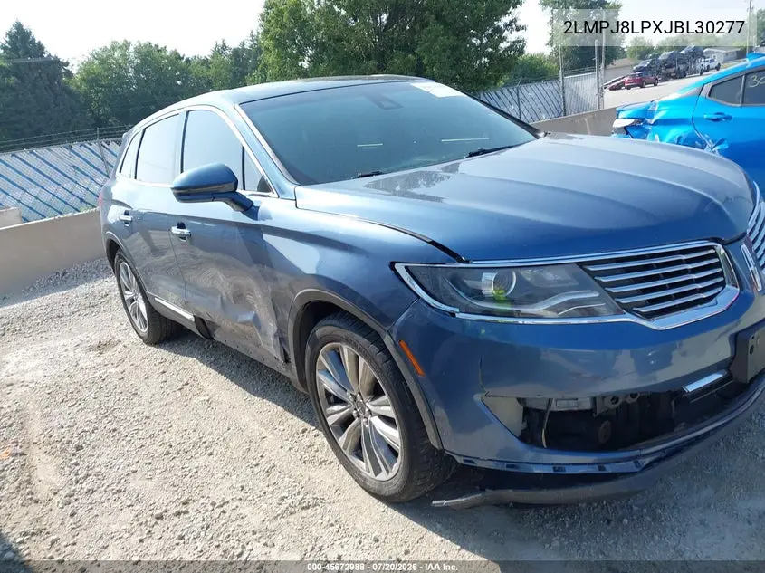 2018 Lincoln Mkx Reserve VIN: 2LMPJ8LPXJBL30277 Lot: 45672988