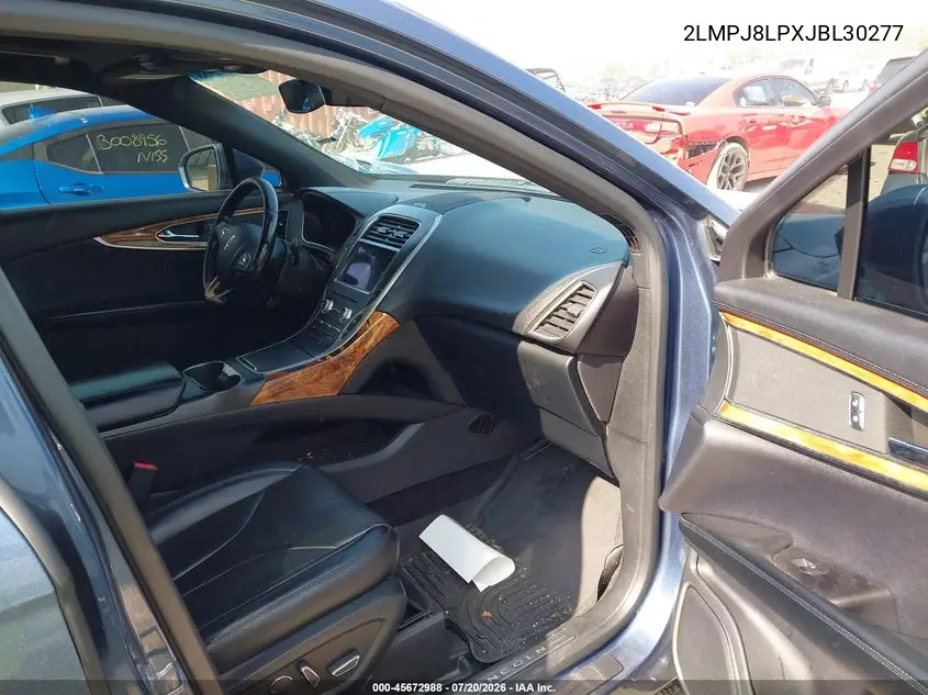 2018 Lincoln Mkx Reserve VIN: 2LMPJ8LPXJBL30277 Lot: 45672988