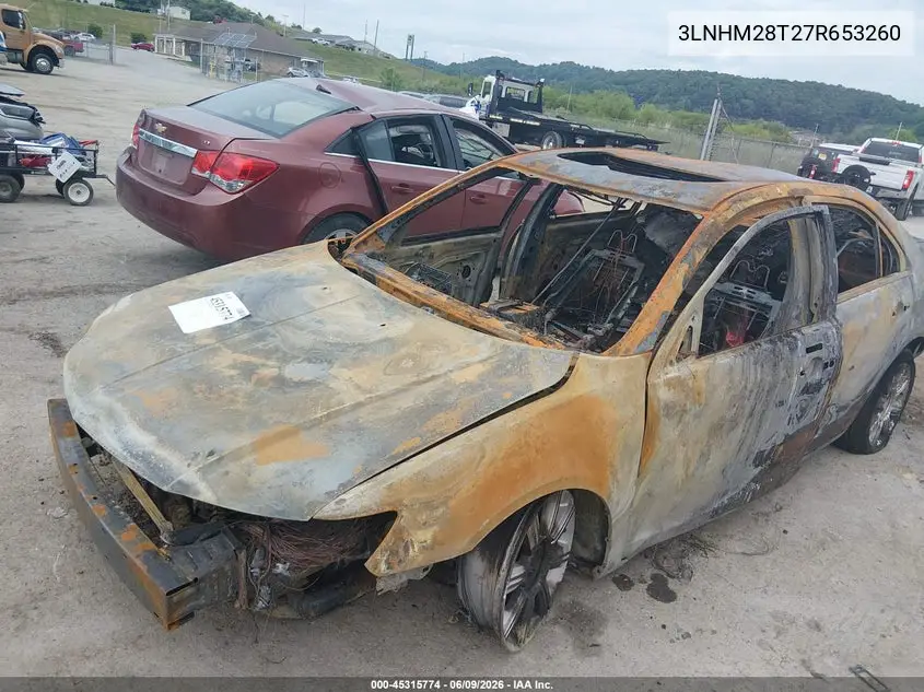 2007 Lincoln Mkz VIN: 3LNHM28T27R653260 Lot: 45315774