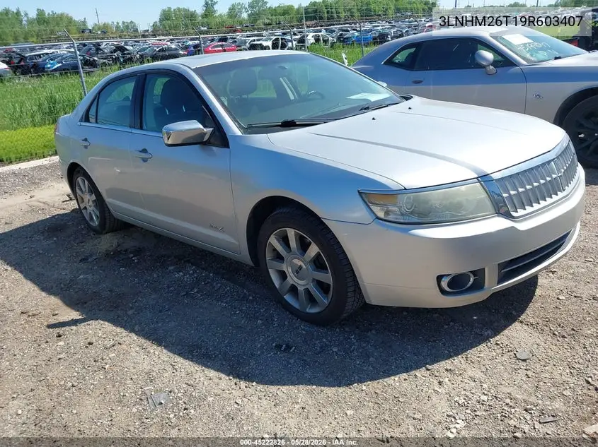 2009 Lincoln Mkz VIN: 3LNHM26T19R603407 Lot: 45222826