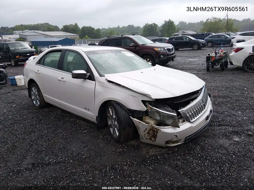 2009 Lincoln Mkz VIN: 3LNHM26TX9R605561 Lot: 45337991