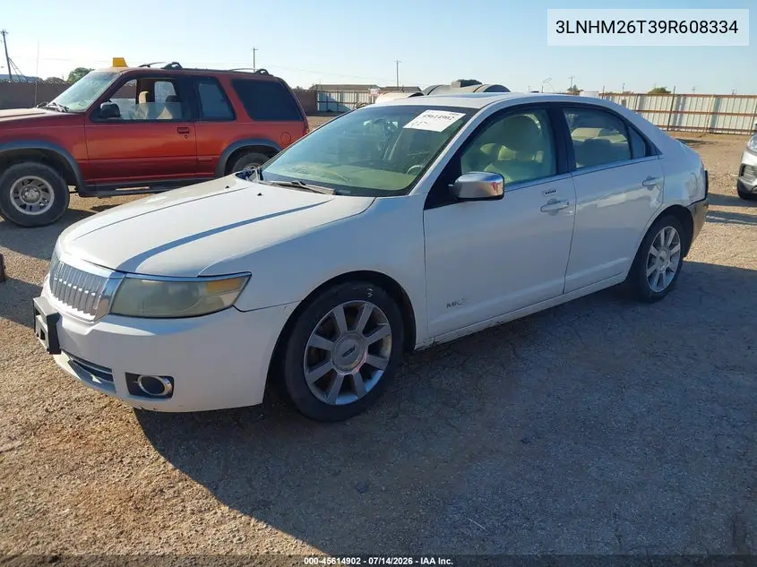 2009 Lincoln Mkz VIN: 3LNHM26T39R608334 Lot: 45614902