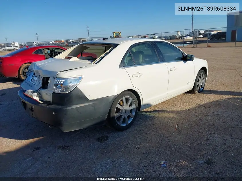 2009 Lincoln Mkz VIN: 3LNHM26T39R608334 Lot: 45614902