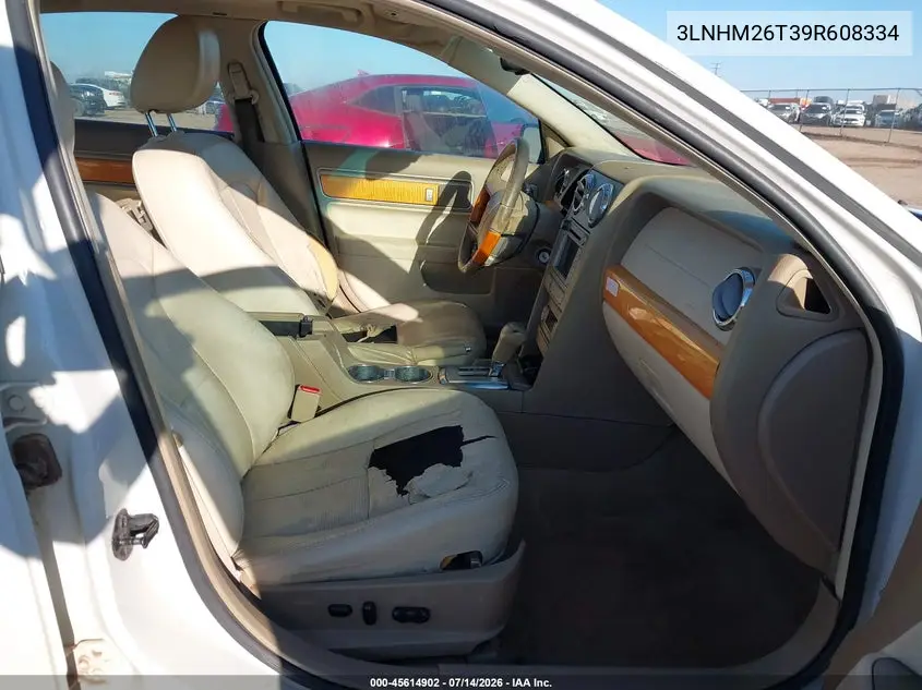 2009 Lincoln Mkz VIN: 3LNHM26T39R608334 Lot: 45614902