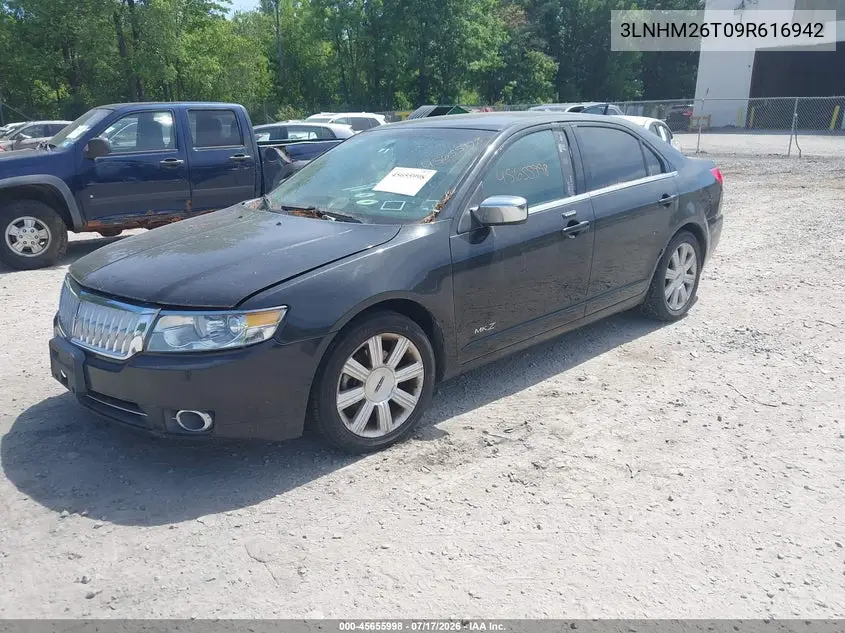 2009 Lincoln Mkz VIN: 3LNHM26T09R616942 Lot: 45655998