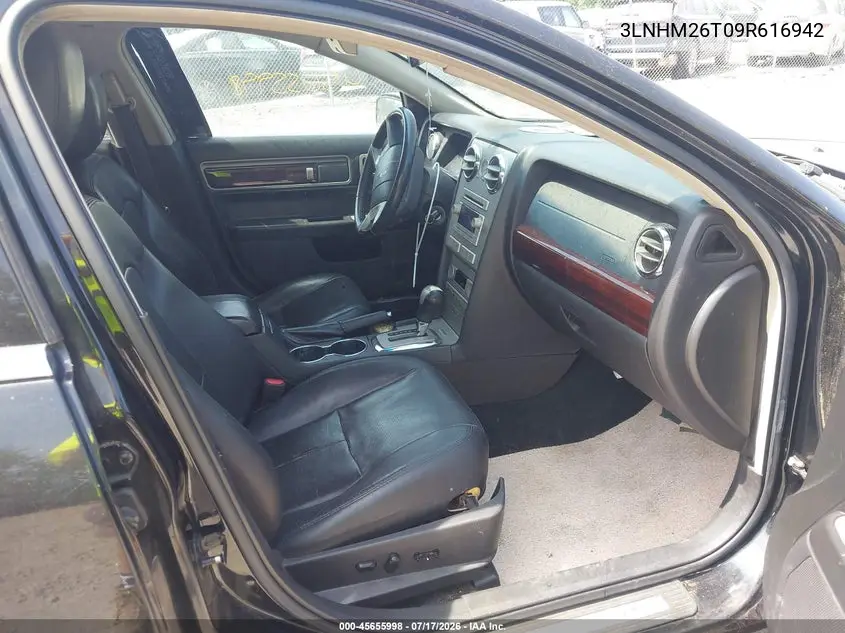 2009 Lincoln Mkz VIN: 3LNHM26T09R616942 Lot: 45655998