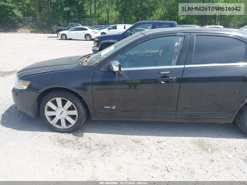 2009 Lincoln Mkz VIN: 3LNHM26T09R616942 Lot: 45655998