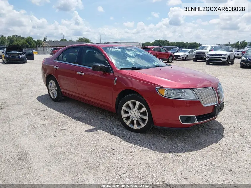 2010 Lincoln Mkz VIN: 3LNHL2GCXAR608028 Lot: 45223991