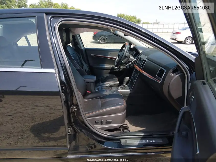 2010 Lincoln Mkz VIN: 3LNHL2GC3AR651030 Lot: 45244391