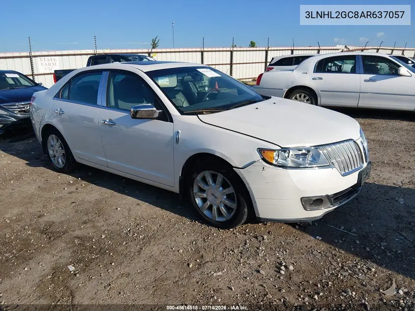 2010 Lincoln Mkz VIN: 3LNHL2GC8AR637057 Lot: 45616518