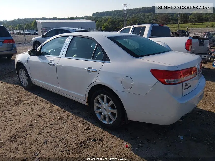 2010 Lincoln Mkz VIN: 3LNHL2GC8AR637057 Lot: 45616518