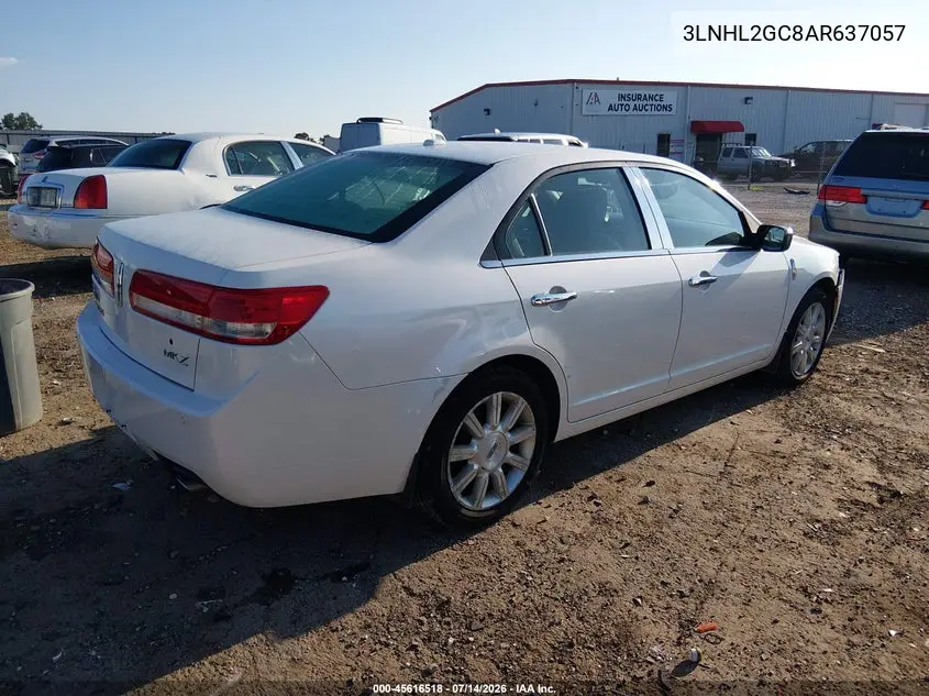 2010 Lincoln Mkz VIN: 3LNHL2GC8AR637057 Lot: 45616518
