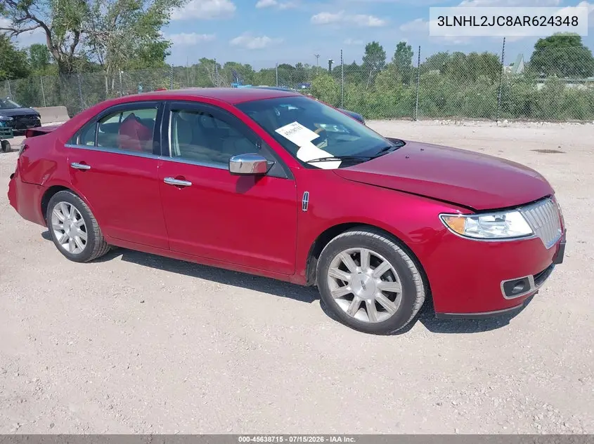2010 Lincoln Mkz VIN: 3LNHL2JC8AR624348 Lot: 45638715