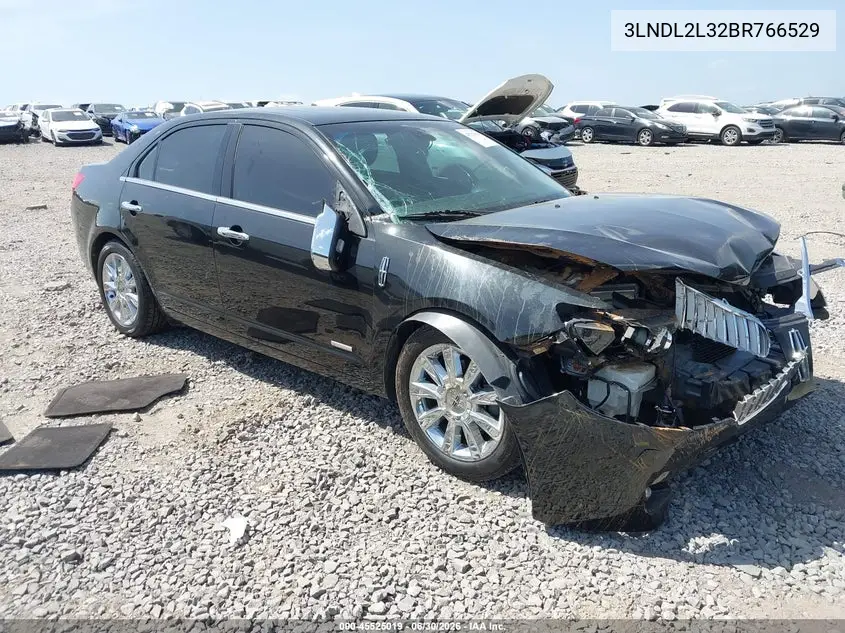 2011 Lincoln Mkz Hybrid VIN: 3LNDL2L32BR766529 Lot: 45525019