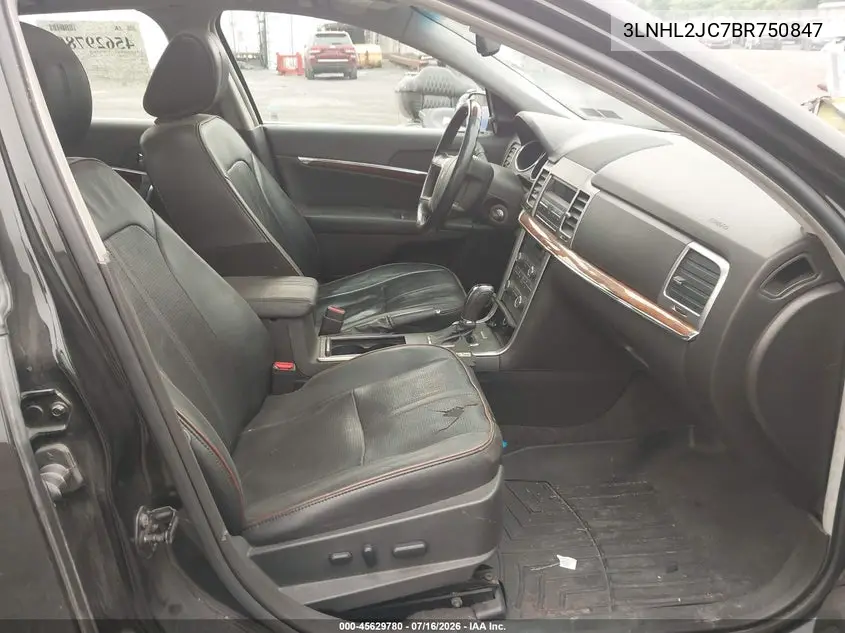 2011 Lincoln Mkz VIN: 3LNHL2JC7BR750847 Lot: 45629780