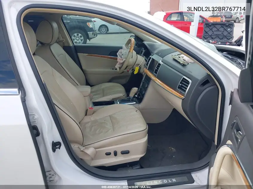 2011 Lincoln Mkz Hybrid VIN: 3LNDL2L32BR767714 Lot: 45630721