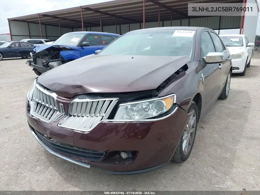2011 Lincoln Mkz VIN: 3LNHL2JC5BR769011 Lot: 45632194