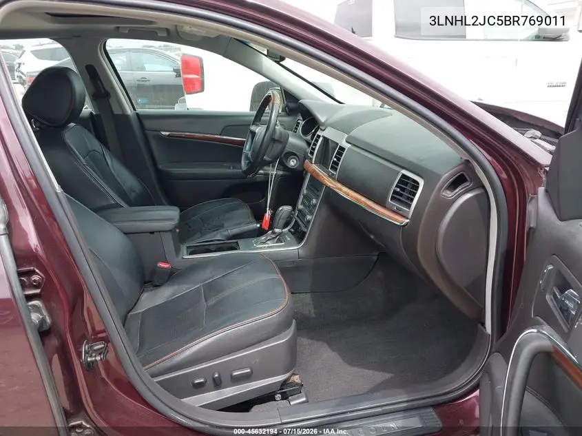 2011 Lincoln Mkz VIN: 3LNHL2JC5BR769011 Lot: 45632194