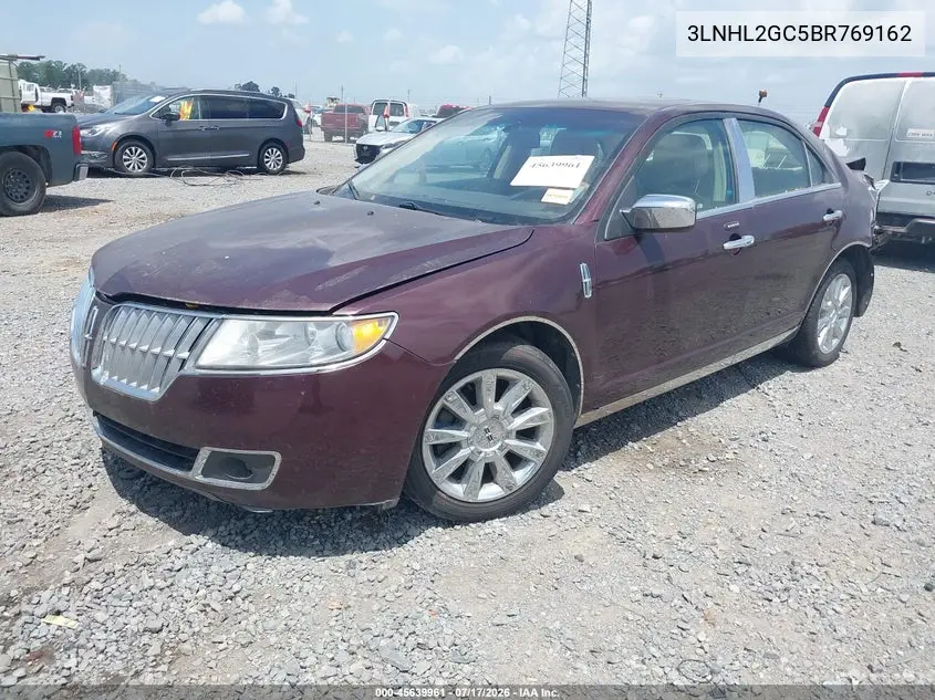 2011 Lincoln Mkz VIN: 3LNHL2GC5BR769162 Lot: 45639961