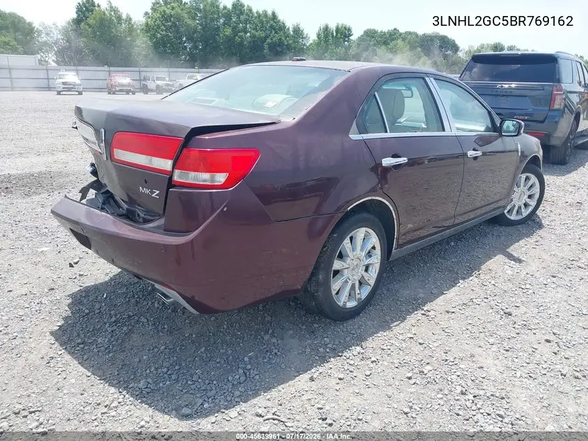 2011 Lincoln Mkz VIN: 3LNHL2GC5BR769162 Lot: 45639961