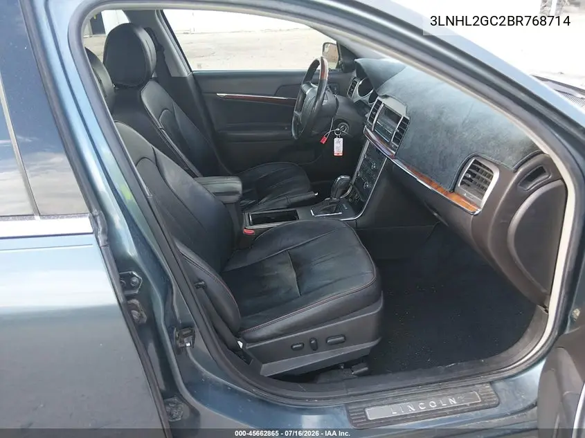 2011 Lincoln Mkz VIN: 3LNHL2GC2BR768714 Lot: 45662865