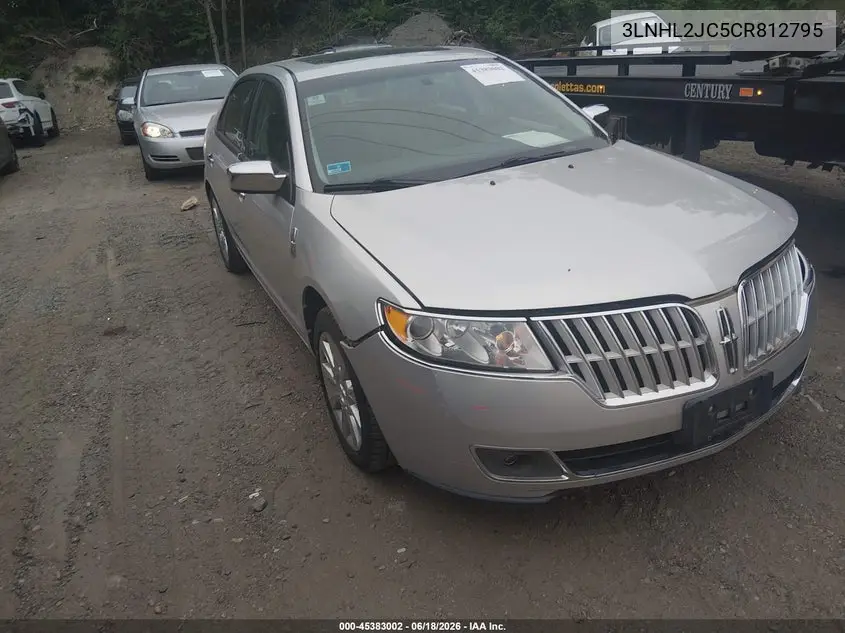 2012 Lincoln Mkz VIN: 3LNHL2JC5CR812795 Lot: 45383002