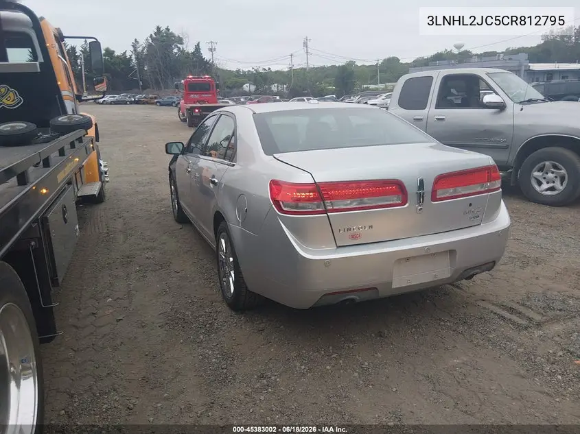 2012 Lincoln Mkz VIN: 3LNHL2JC5CR812795 Lot: 45383002