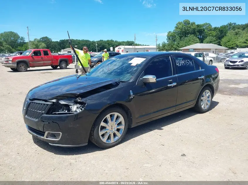 2012 Lincoln Mkz VIN: 3LNHL2GC7CR833056 Lot: 45445574