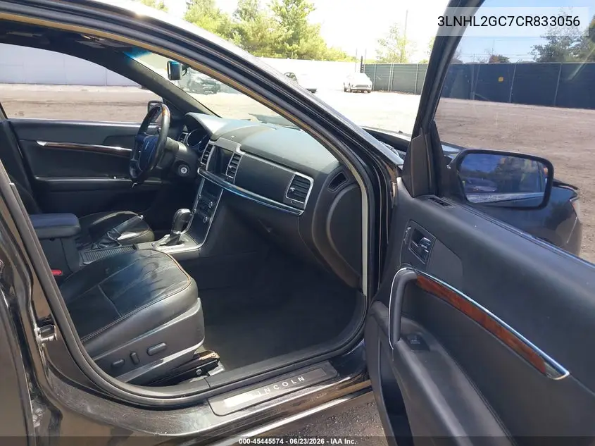 2012 Lincoln Mkz VIN: 3LNHL2GC7CR833056 Lot: 45445574