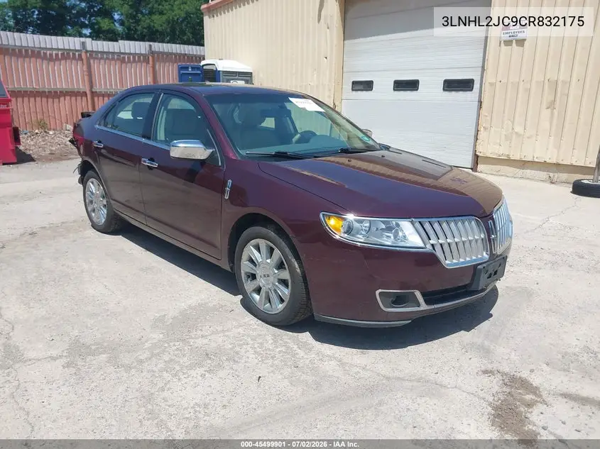 2012 Lincoln Mkz VIN: 3LNHL2JC9CR832175 Lot: 45499901