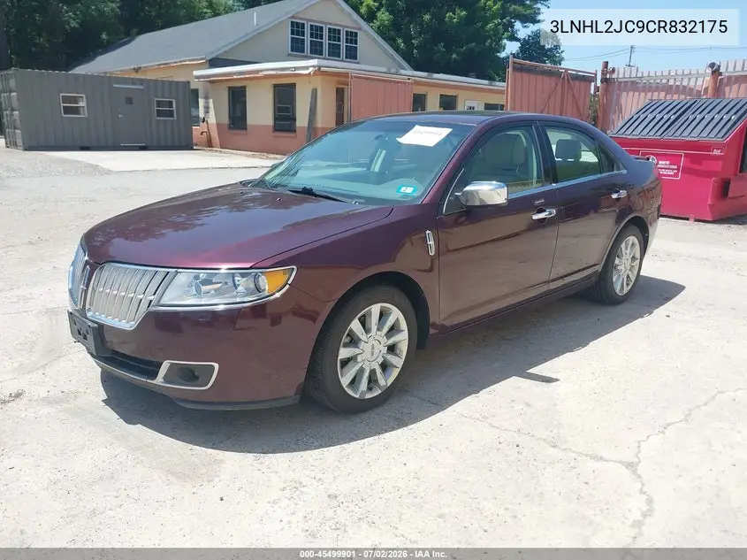 2012 Lincoln Mkz VIN: 3LNHL2JC9CR832175 Lot: 45499901