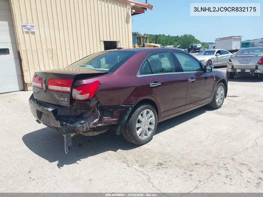 2012 Lincoln Mkz VIN: 3LNHL2JC9CR832175 Lot: 45499901