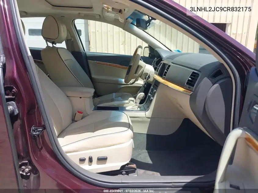 2012 Lincoln Mkz VIN: 3LNHL2JC9CR832175 Lot: 45499901