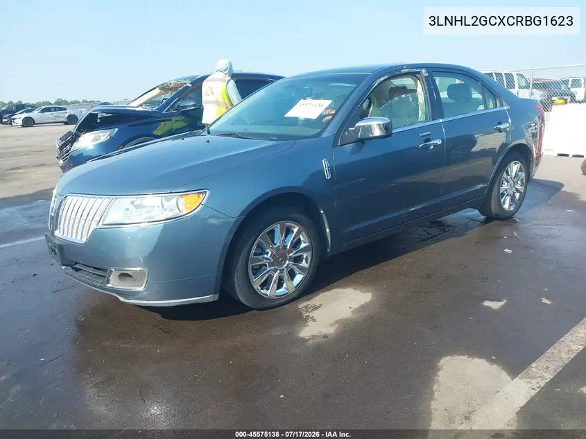 2012 Lincoln Mkz VIN: 3LNHL2GCXCRBG1623 Lot: 45575138